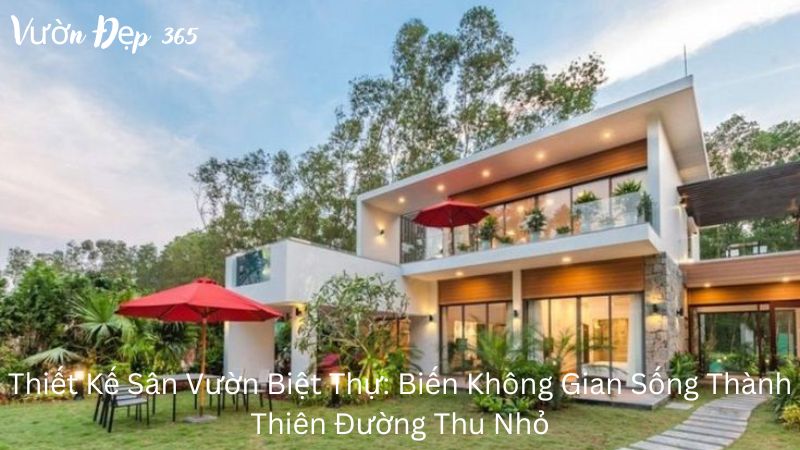 Thiết Kế Sân Vườn Biệt Thự: Biến Không Gian Sống Thành Thiên Đường Thu Nhỏ