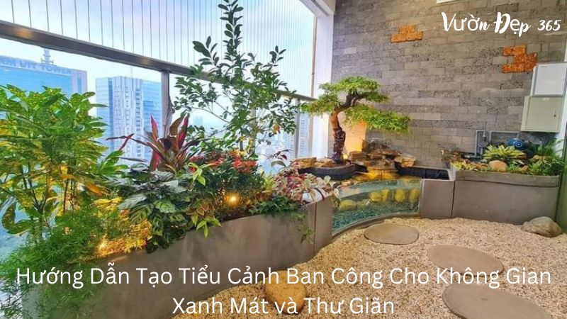 Hướng Dẫn Tạo Tiểu Cảnh Ban Công Cho Không Gian Xanh Mát và Thư Giãn