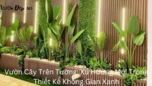 Vườn Cây Trên Tường: Xu Hướng Mới Trong Thiết Kế Không Gian Xanh